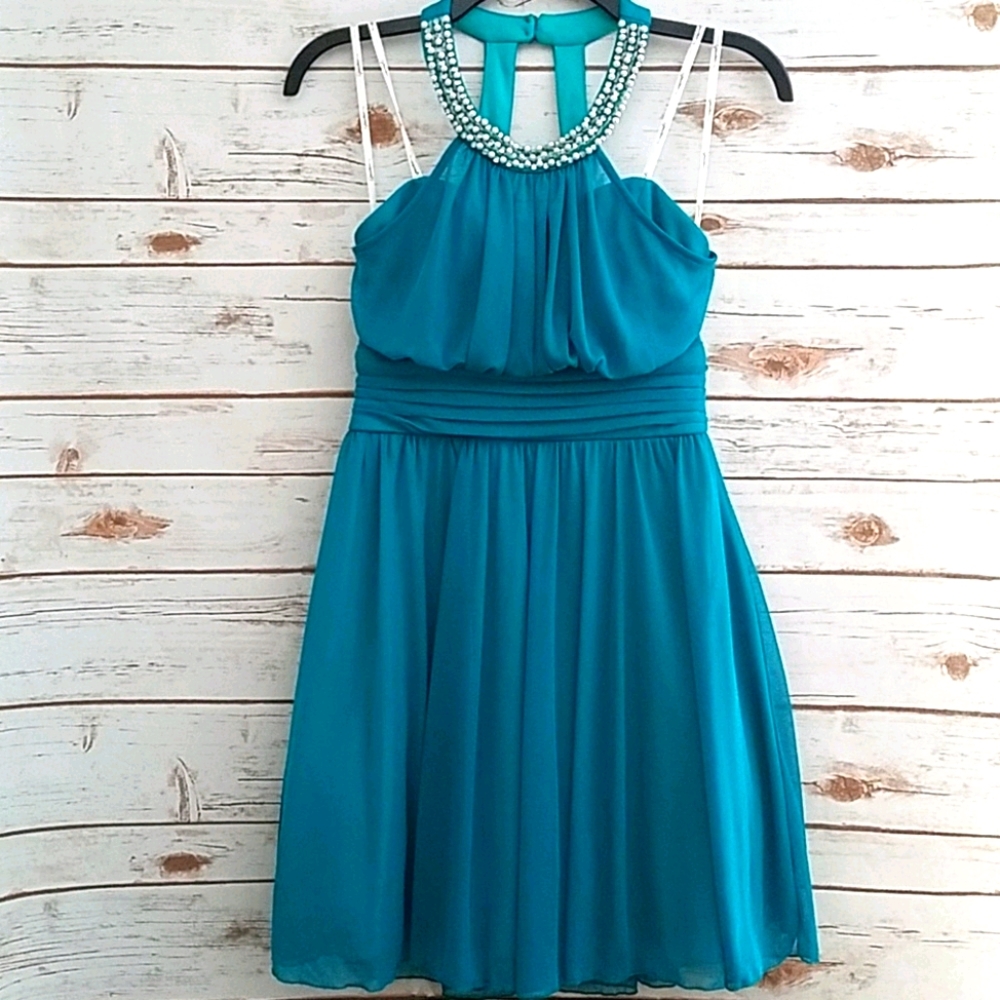 5/$30 🎀 Speechless | Bejeweled Ethereal Treal Formal Dress